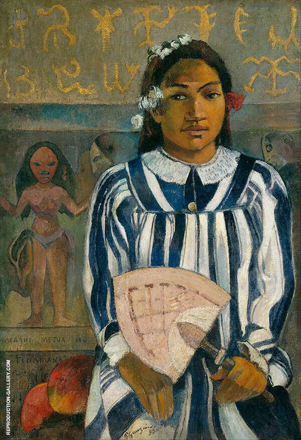 The Ancestors of Tehama Merahi By Paul Gauguin