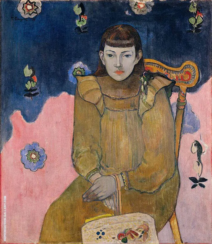 Portrait of a Young Woman, Jeanne Goupil 1896 By Paul Gauguin