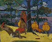 Women with Mangoes, Te Arii Vahine 1896 By Paul Gauguin