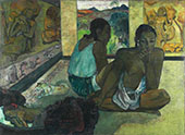 Lunchtime Talk Te Rerioa 1897 By Paul Gauguin
