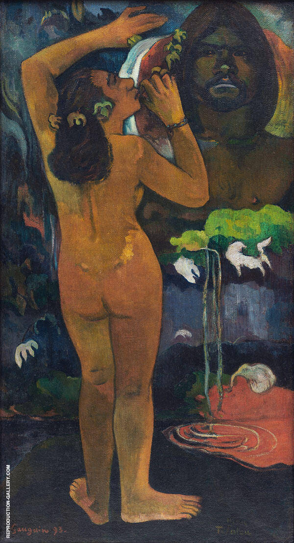 The Moon and the Earth by Paul Gauguin | Oil Painting Reproduction