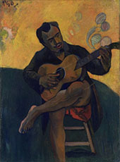 The Guitar Player 1894 By Paul Gauguin