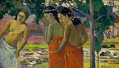 Three Tahitian Women 1896 By Paul Gauguin