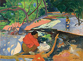 Le Matin, Te Poi Poi 1892 By Paul Gauguin