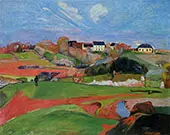 Fields of Poldhu 1890 By Paul Gauguin