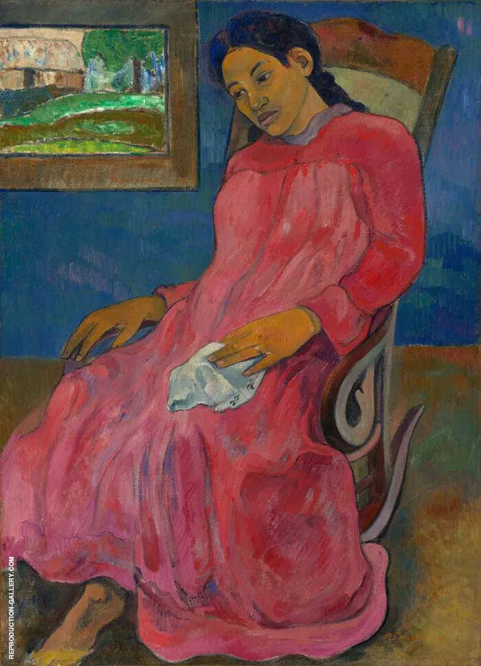 Melancholic, Faaturuma 1891 By Paul Gauguin