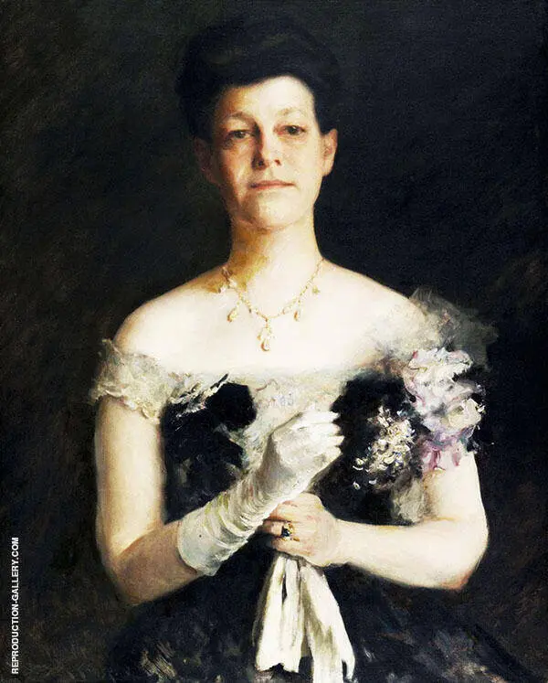 Portrait of Lavinia Borden Cook By William Merritt Chase