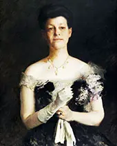 Portrait of Lavinia Borden Cook By William Merritt Chase
