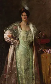 Portrait of Miss J 1902 By William Merritt Chase