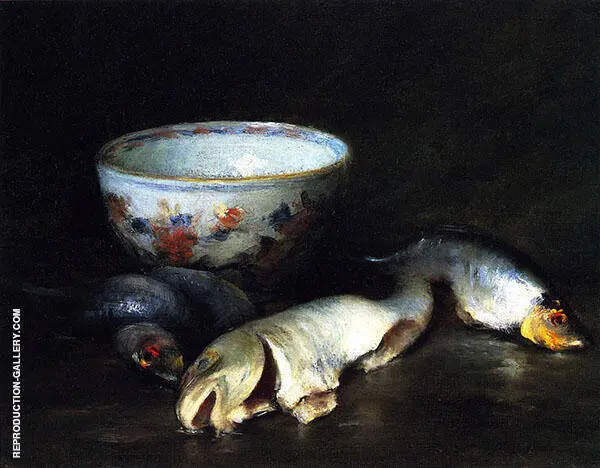 Still LIfe with Fish By William Merritt Chase