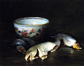 Still LIfe with Fish By William Merritt Chase