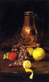 Still Life with Fruit By William Merritt Chase