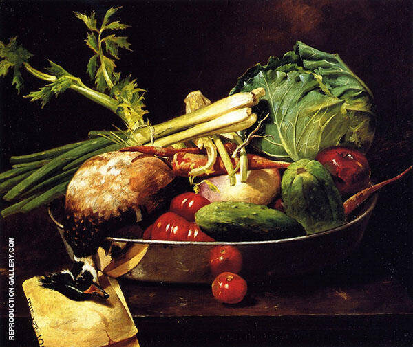 Still Life with Vegetables | Oil Painting Reproduction