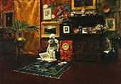 Studio Interior c1882 By William Merritt Chase