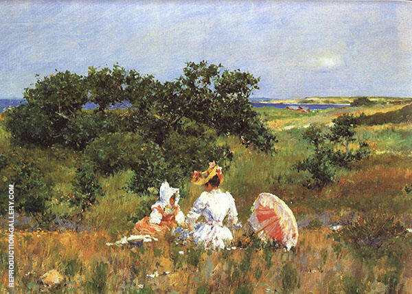 The Fairy Tale by William Merritt Chase | Oil Painting Reproduction