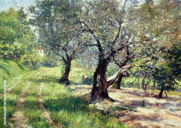 The Olive Grove by William Merritt Chase | Oil Painting Reproduction