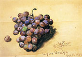 Topaz Grapes By William Merritt Chase