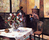 Interior of the Painters House Rue Carcel 1881 By Paul Gauguin