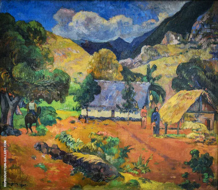 Landscape with Three Figures 1901 By Paul Gauguin