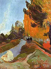 Les Alycamps 1888 By Paul Gauguin