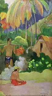 Moment of Truth Mahana Maa II 1892 By Paul Gauguin