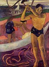 Man with Axe 1891 By Paul Gauguin