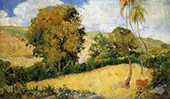 Meadow in Martinque 1887 By Paul Gauguin