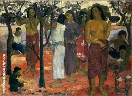 Delightful Day, Nave Nave Mahana 1896 By Paul Gauguin