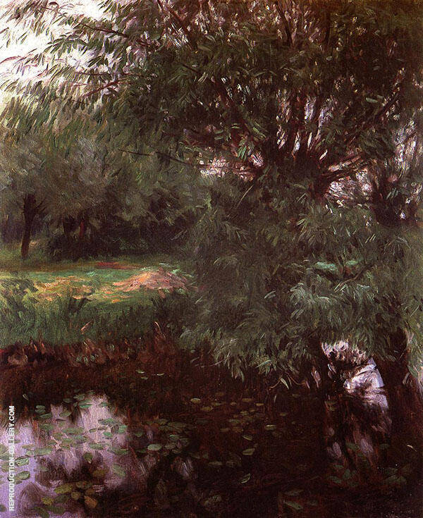 A Backwater at Wargrave 1887 | Oil Painting Reproduction