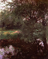 A Backwater at Wargrave 1887 By John Singer Sargent