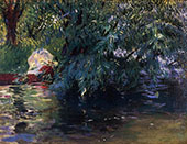 A Backwater Calcot Mill near Reading 1888 By John Singer Sargent