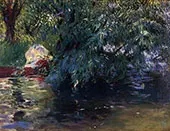 A Backwater Calcot Mill near Reading 1888 By John Singer Sargent