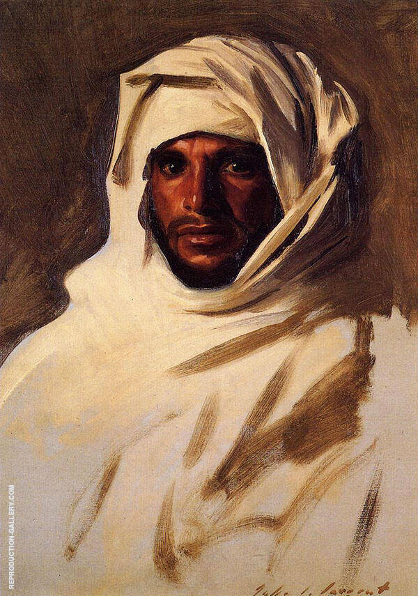A Bedouin Arab 1891 by John Singer Sargent | Oil Painting Reproduction