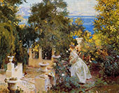 A Garden in Corfu 1909 By John Singer Sargent