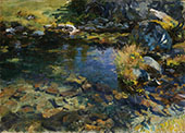 Alpine Pool 1907 By John Singer Sargent