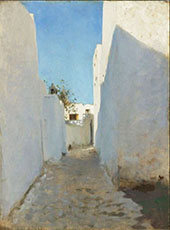 A Moroccan Street Scene By John Singer Sargent