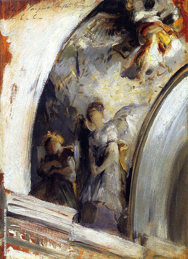 Angels in a Transept by John Singer Sargent | Oil Painting Reproduction