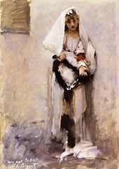 A Parisian Beggar Girl 1880 By John Singer Sargent