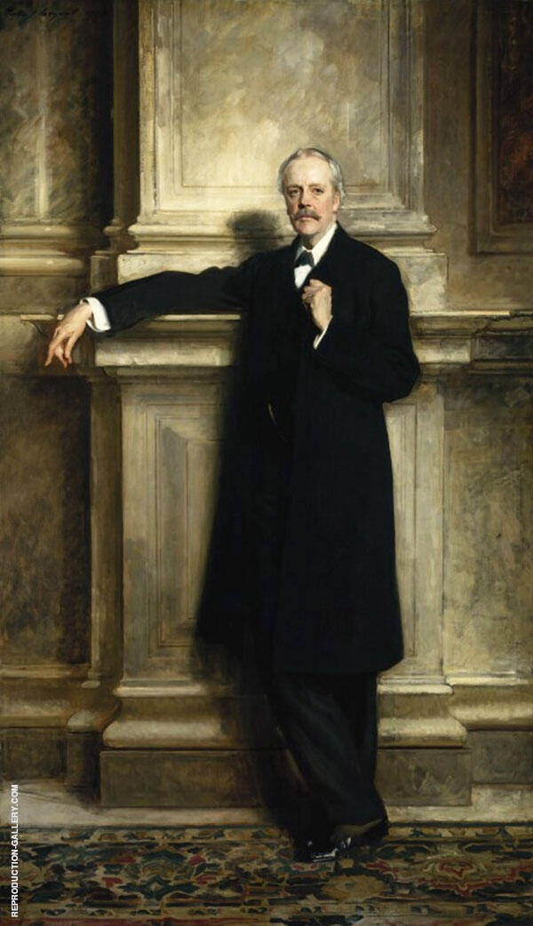 Arthur James Balfor by John Singer Sargent | Oil Painting Reproduction