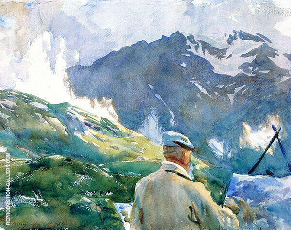 Artist in The Simplon 1909 | Oil Painting Reproduction