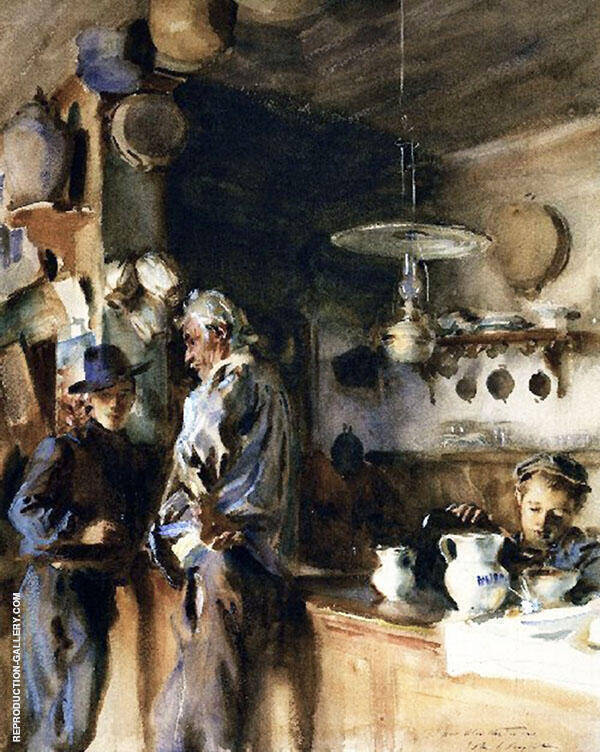A Spanish Interior 1903 by John Singer Sargent | Oil Painting Reproduction