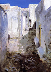 A Street in Algiers c1879 By John Singer Sargent