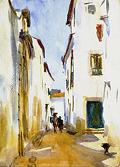A Street Scene Spain 1895 By John Singer Sargent