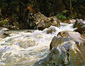 A Torrent in Norway By John Singer Sargent