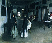 A Venetian Interior 1880 By John Singer Sargent