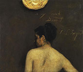 Back View of a Nude Model By John Singer Sargent