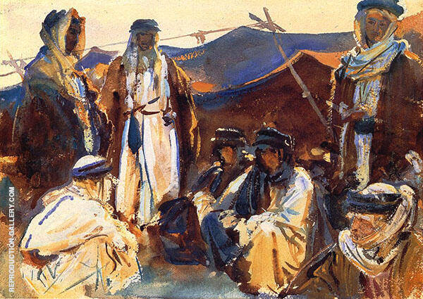 Bedouin Camp 1905 by John Singer Sargent | Oil Painting Reproduction