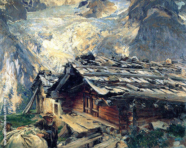 Brenva Glacier 1908 by John Singer Sargent | Oil Painting Reproduction