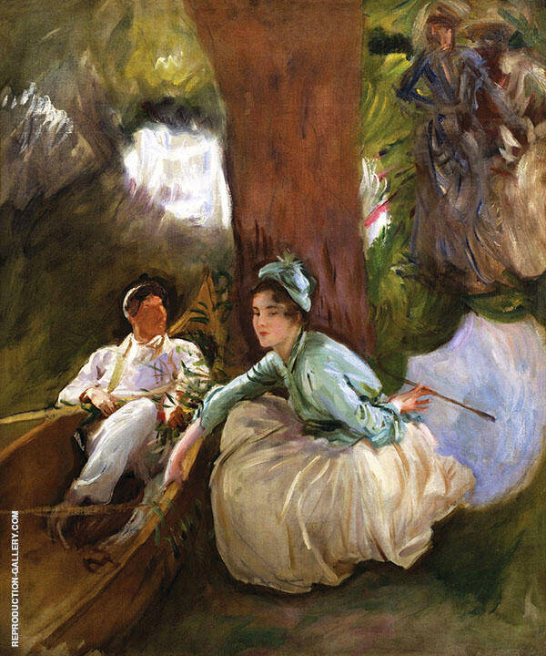 By The River 1888 by John Singer Sargent | Oil Painting Reproduction
