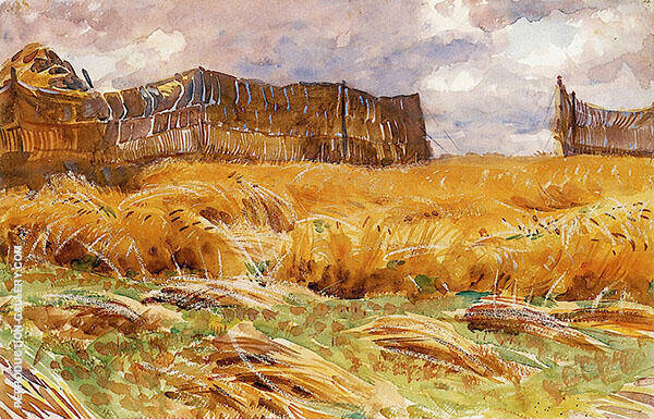 Camouflaged Field in France 1918 | Oil Painting Reproduction